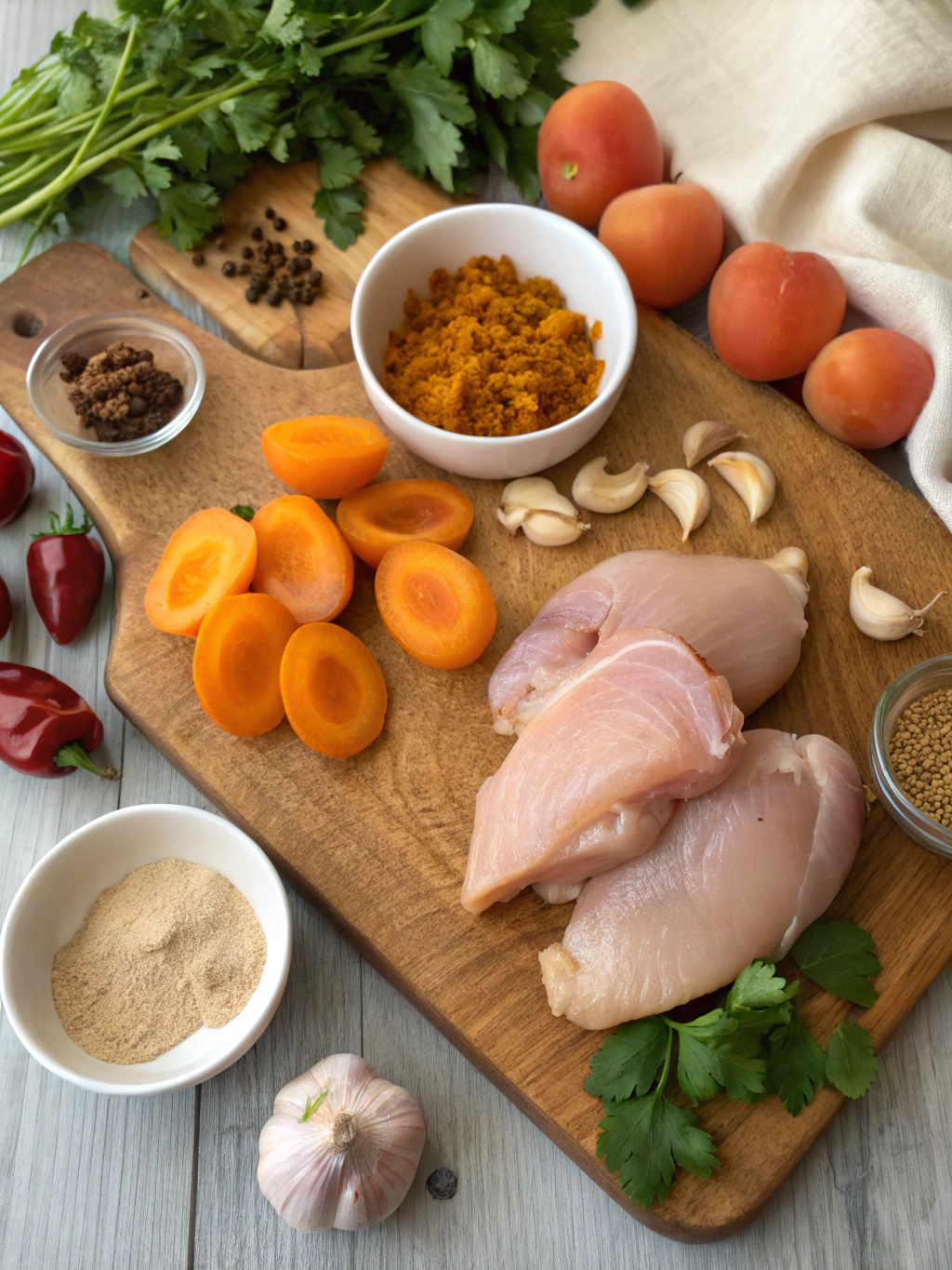 Easy Apricot Chicken Curry