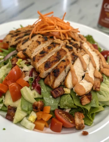 Easy BBQ Chicken Chop Salad