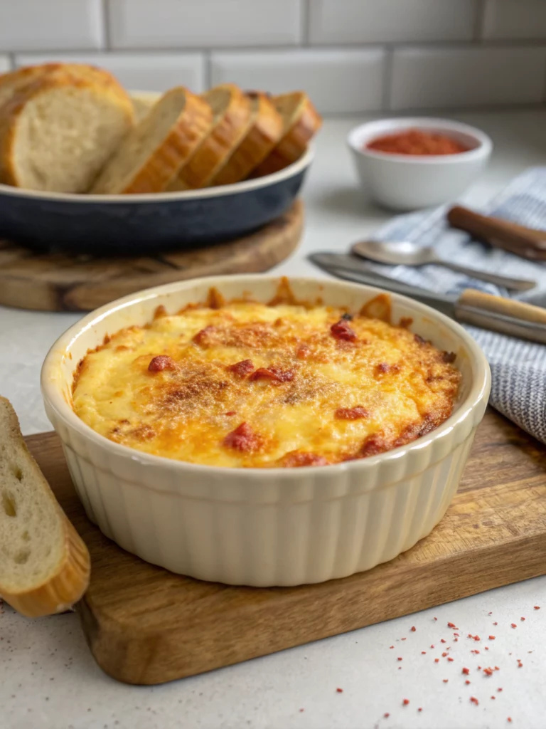 Easy Baked Pimento Cheese Dip