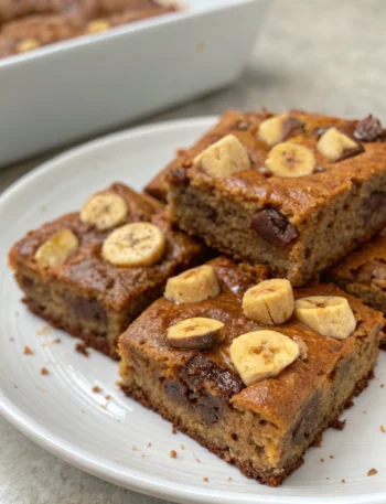 Easy Banana Bread Brownies