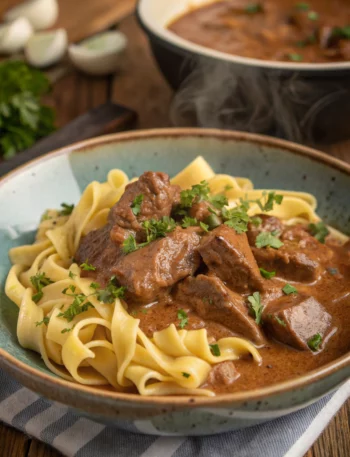 Easy Beef Stroganoff