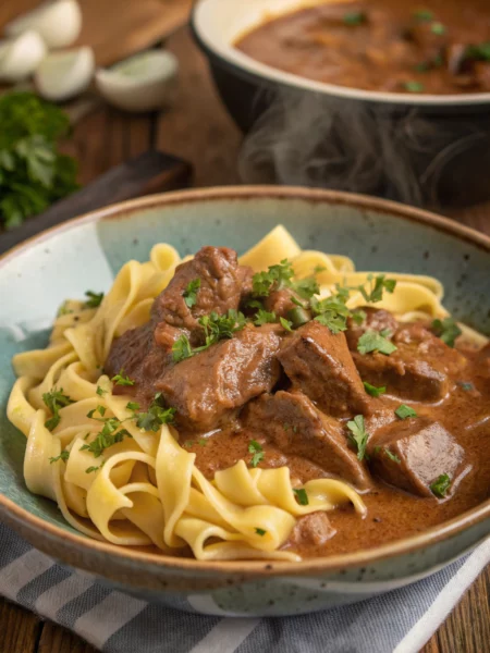 Easy Beef Stroganoff