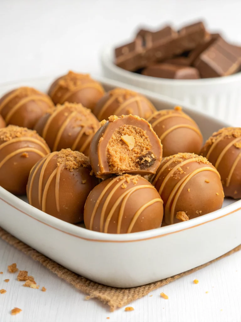 Easy Biscoff Truffles