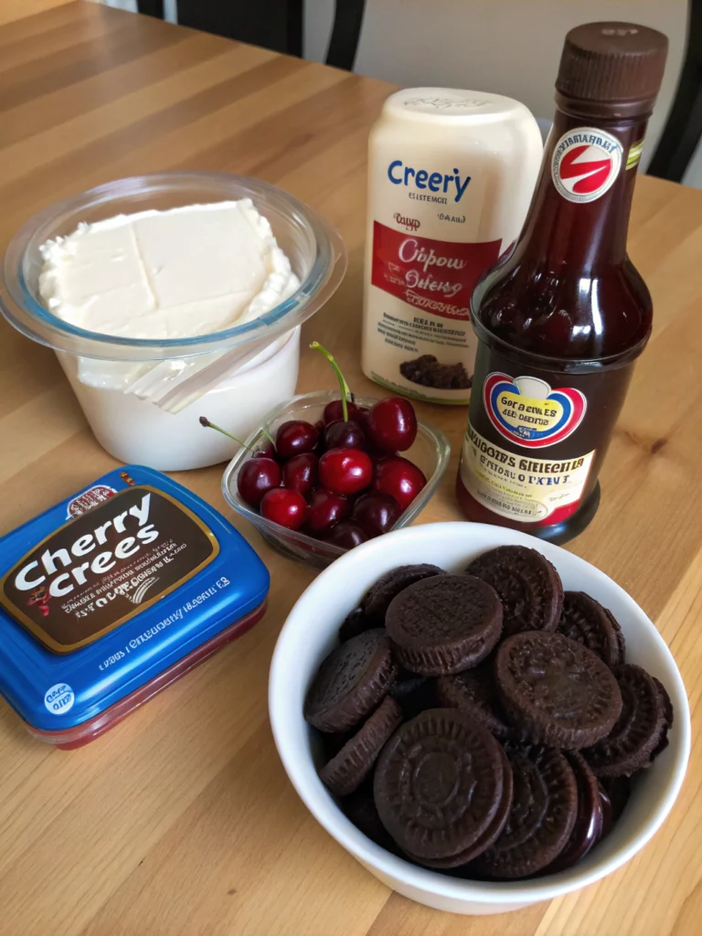 Black Forest Cheesecakeingredients