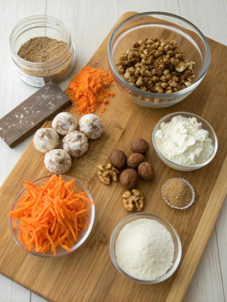 Carrot Cake Trufflesingredients
