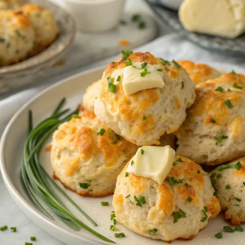 Cheesy Garlic Drop Biscuits