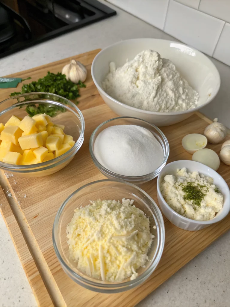 Cheesy Garlic Drop Biscuitsingredients
