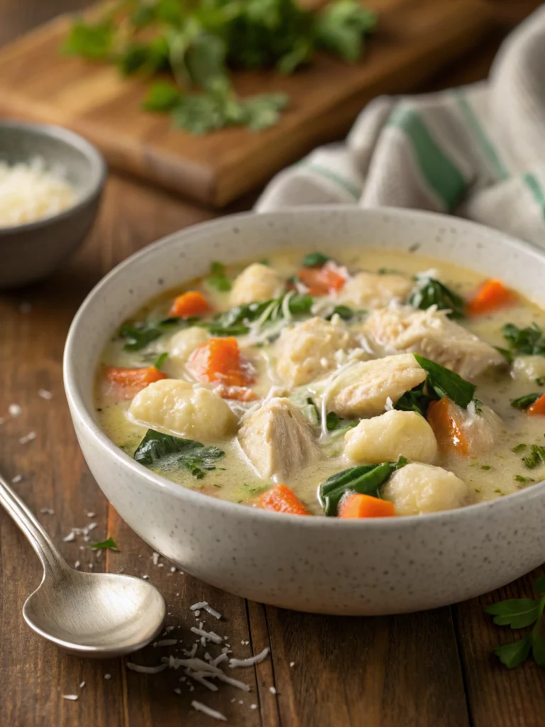 Easy Chicken Gnocchi Soup