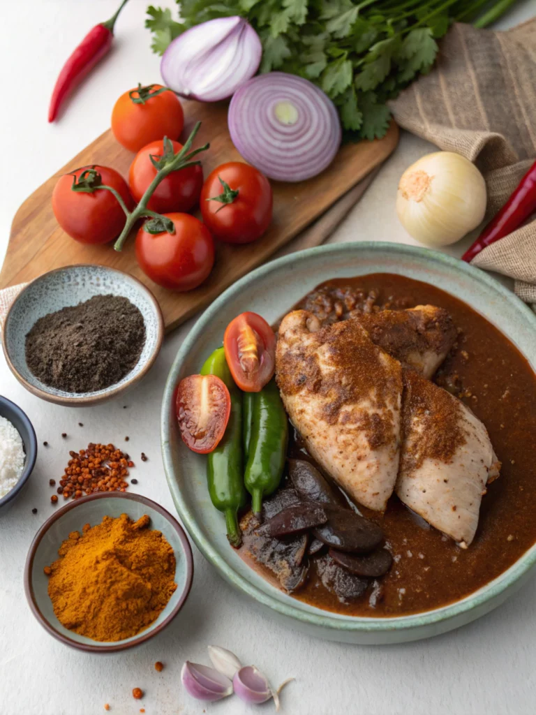 Chicken with Mock Mole Sauceingredients