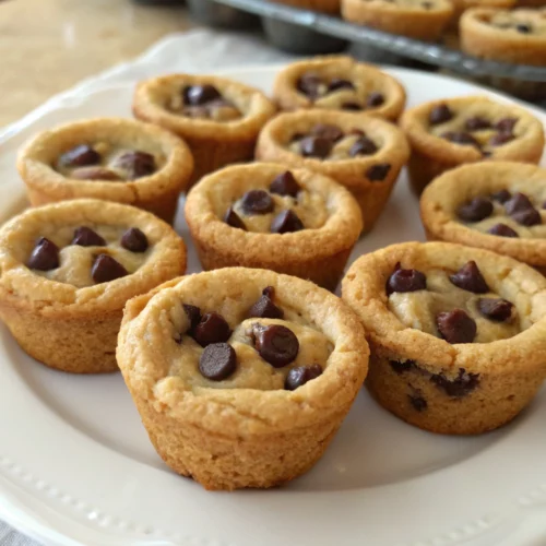 Easy Chocolate Chip Cookie Cups