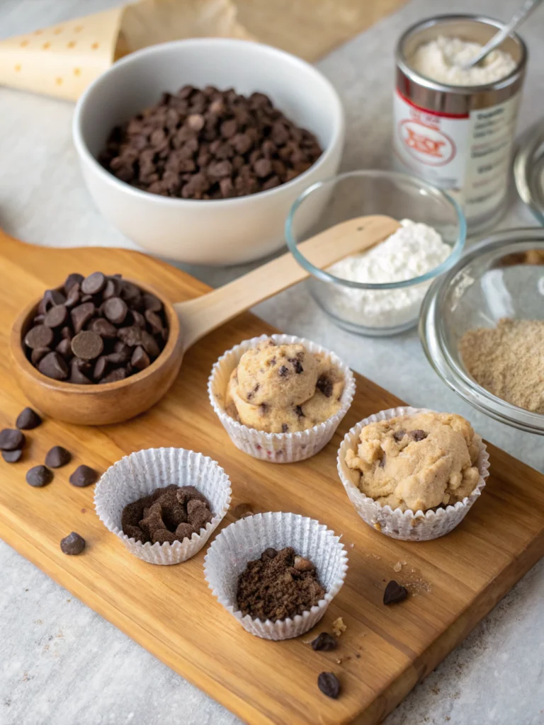 Chocolate Chip Cookie Cupsingredients