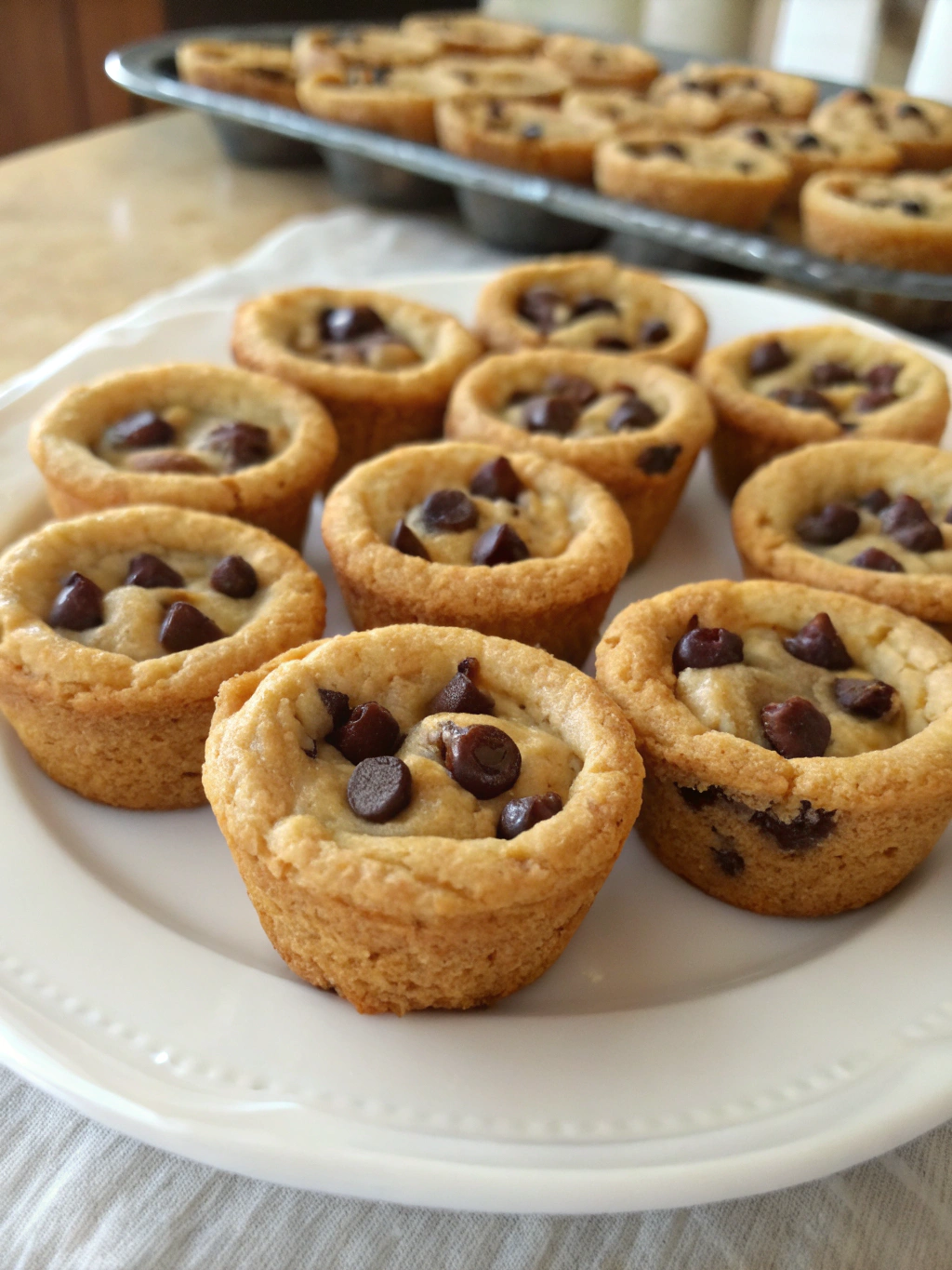 Easy Chocolate Chip Cookie Cups
