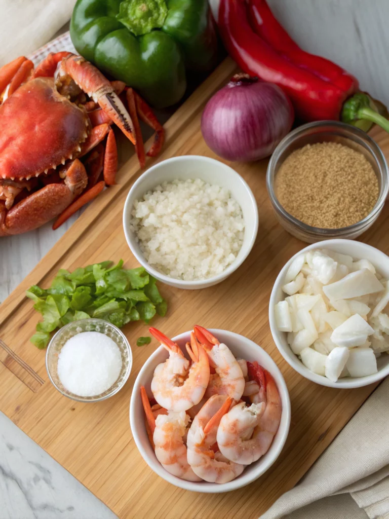 Easy Crab and Shrimp Casserole