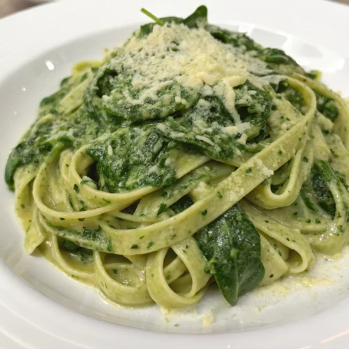 Creamed Spinach Pasta