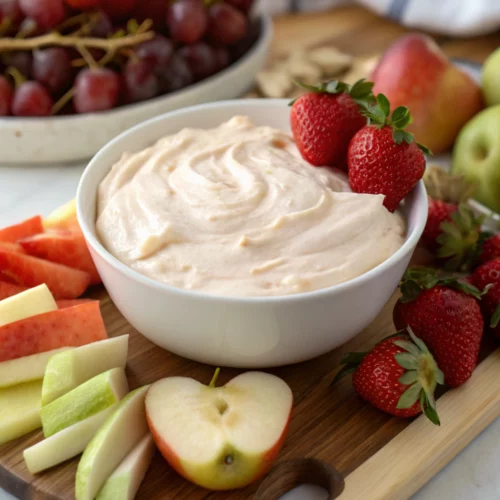 Easy Cream Cheese Fruit Dip