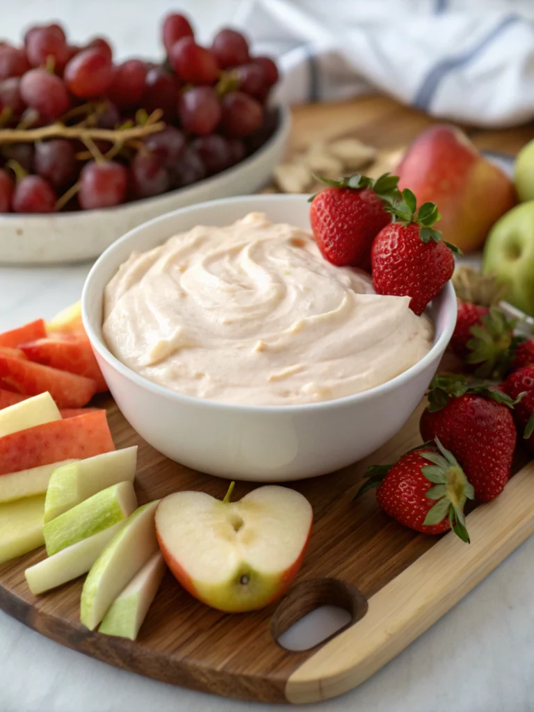 Easy Cream Cheese Fruit Dip