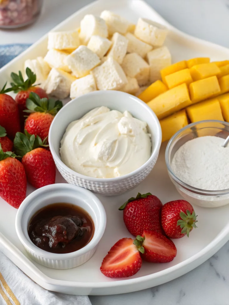 Creamy Cream Cheese Fruit Dipingredients
