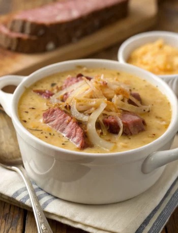Easy Creamy Reuben Soup