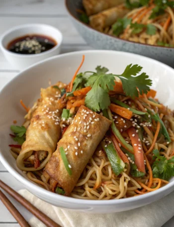 Easy Egg Roll Noodle Bowl