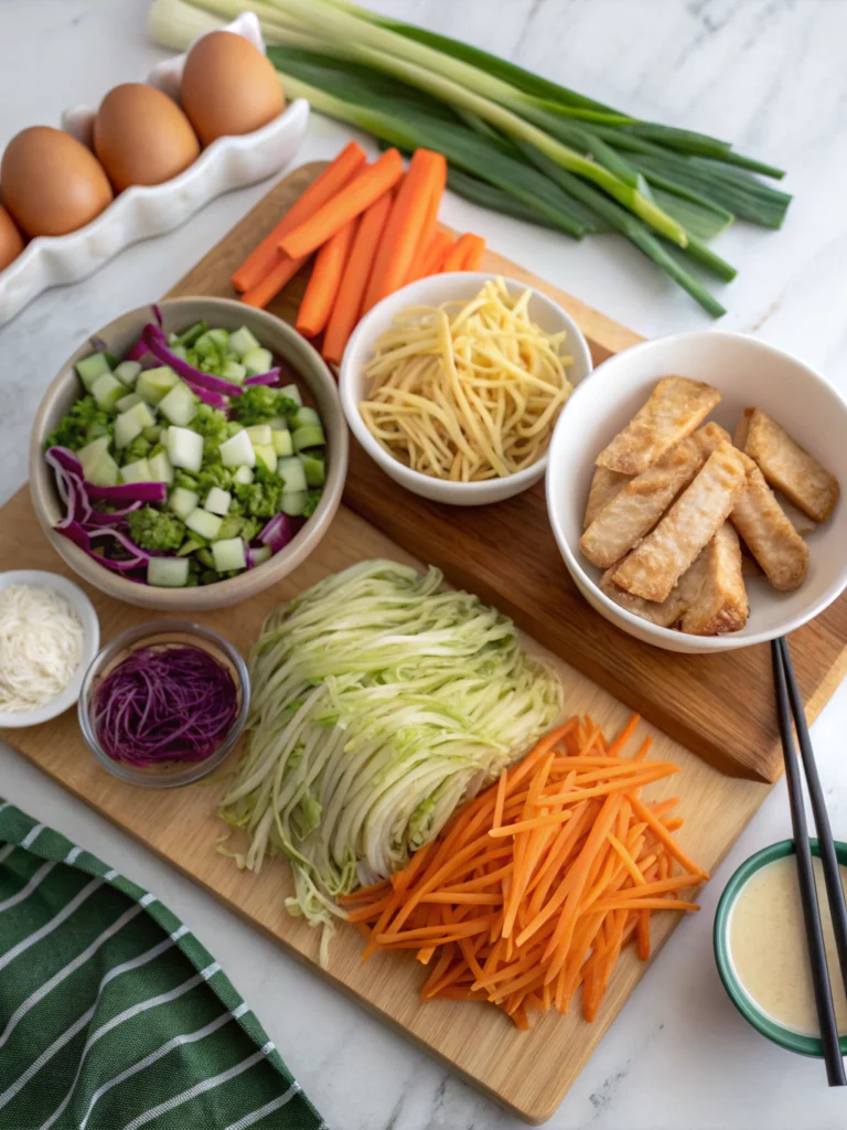 Easy Egg Roll Noodle Bowl