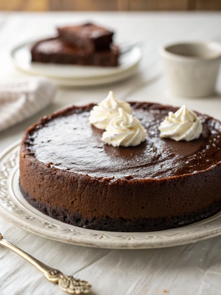 Easy Flourless Chocolate Cake