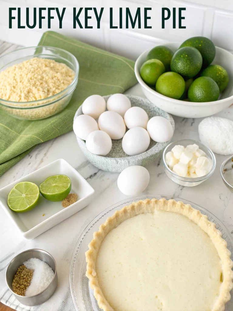 Easy Fluffy Key Lime Pie