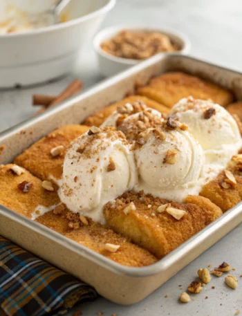 Easy Fried Ice Cream Casserole