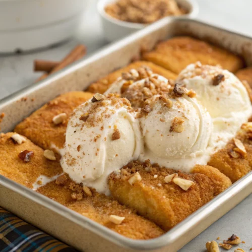 Easy Fried Ice Cream Casserole