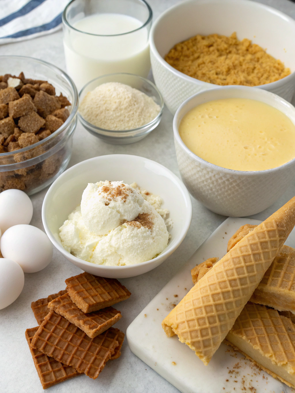 Fried Ice Cream Casserole Ingredients