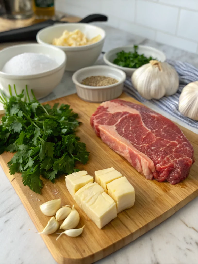 Garlic Butter Steakingredients