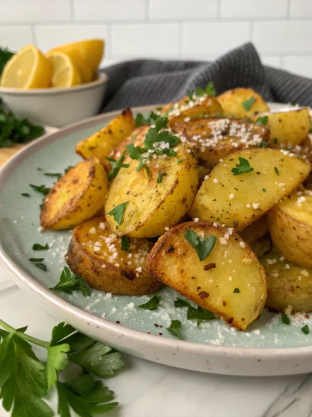 Easy Greek Lemon Potatoes