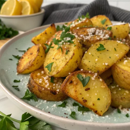 Easy Greek Lemon Potatoes