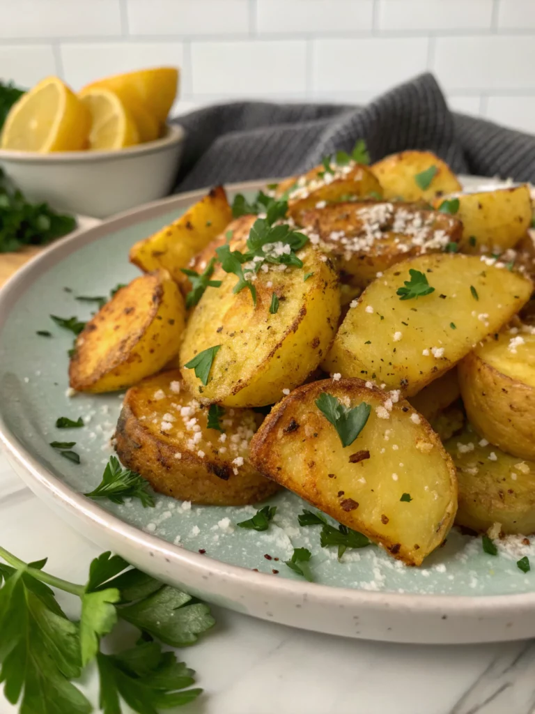 Easy Greek Lemon Potatoes