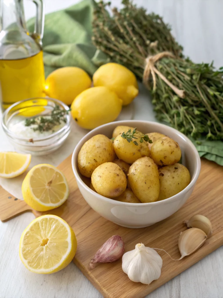 Greek Lemon Potatoesingredients