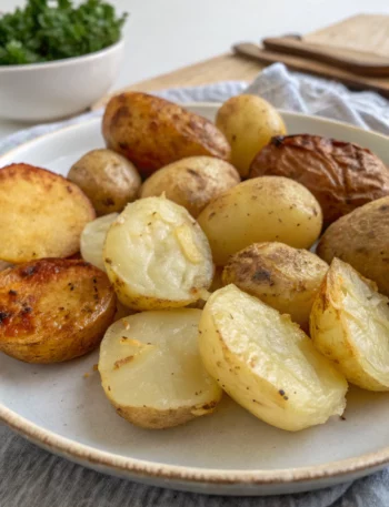 Easy Half Baked Potatoes