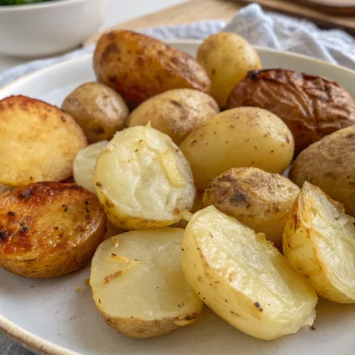 Easy Half Baked Potatoes