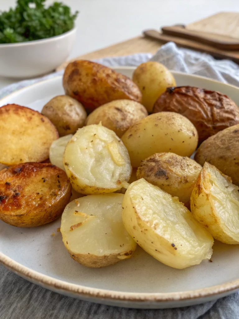 Easy Half Baked Potatoes