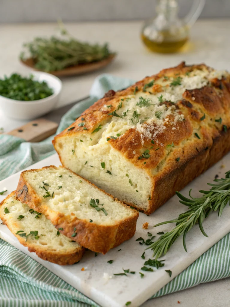Easy Herb & Cheese Quick Bread