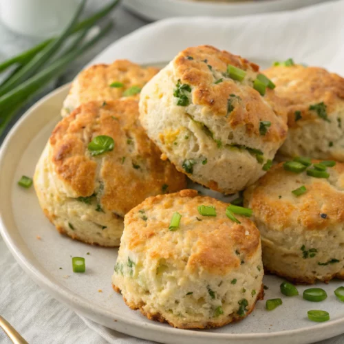 Easy Irish Cheddar Scallion Biscuits