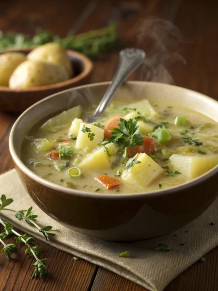 Easy Irish Potato and Leek Soup