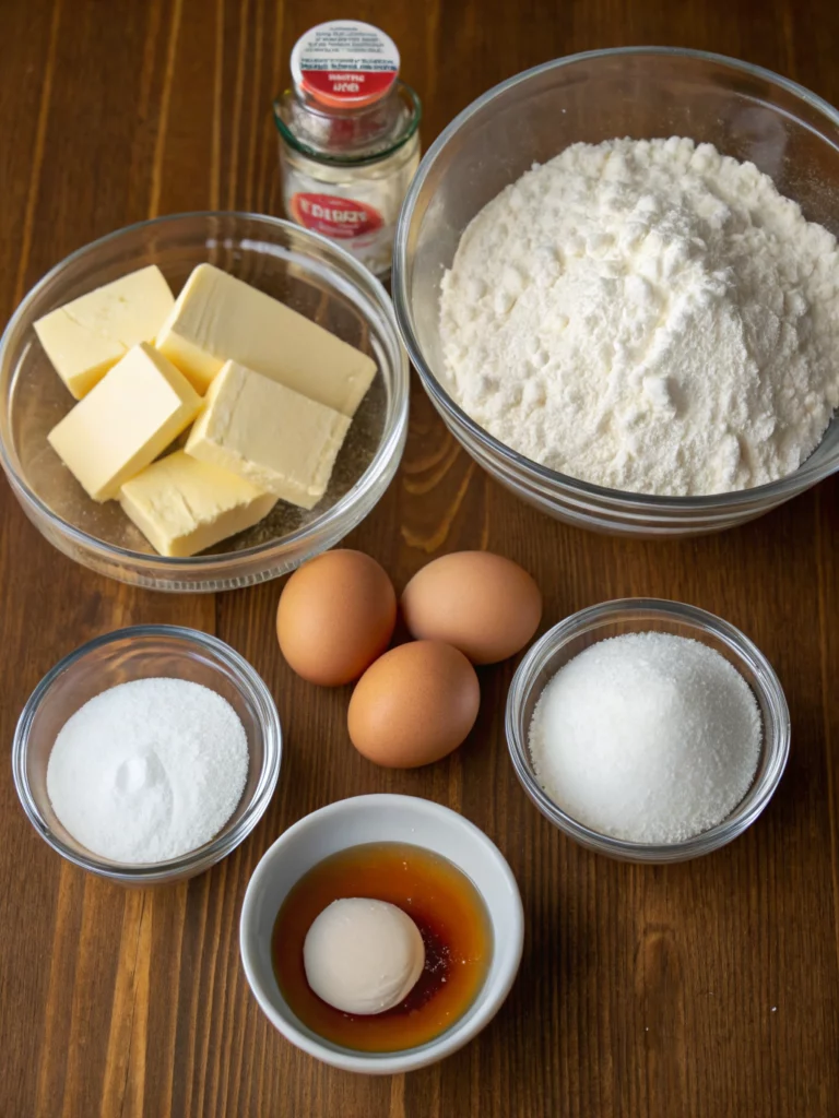 Kentucky Butter Cake Cookiesingredients