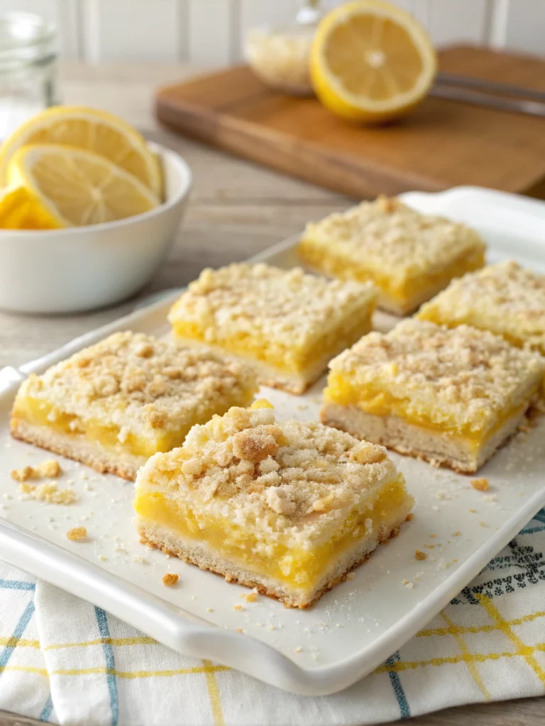 Easy Lemon Crumb Bars