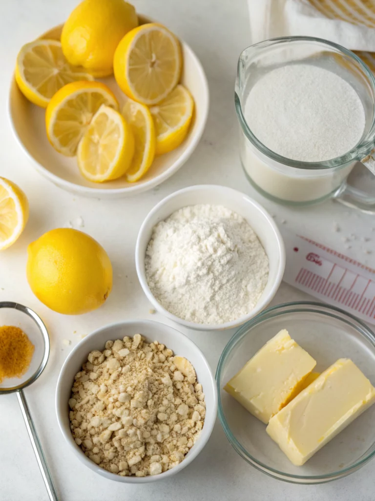 Easy Lemon Crumb Bars
