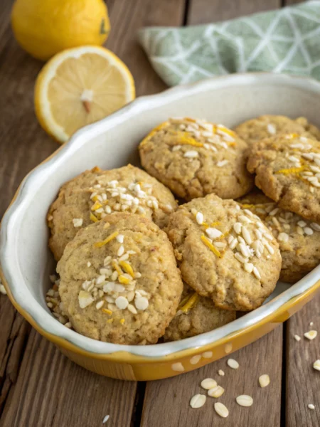 Easy Lemon Oatmeal Cookies
