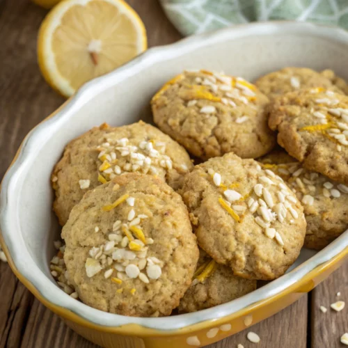 Easy Lemon Oatmeal Cookies