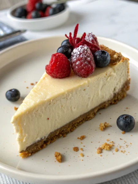 Easy New York Cheesecake