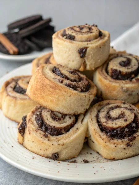 Easy Oreo Cinnamon Rolls