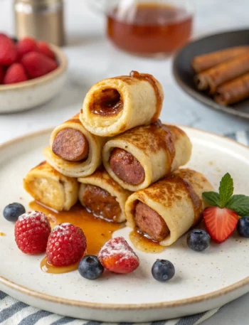 Easy Pancake Sausage Bites