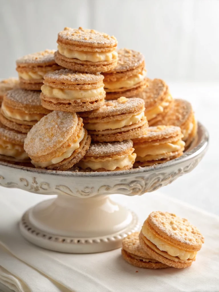 Easy Parisian Cream Wafers