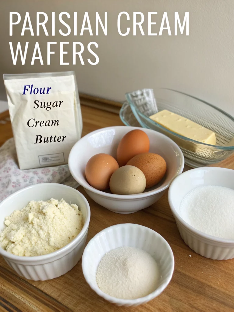 Easy Parisian Cream Wafers